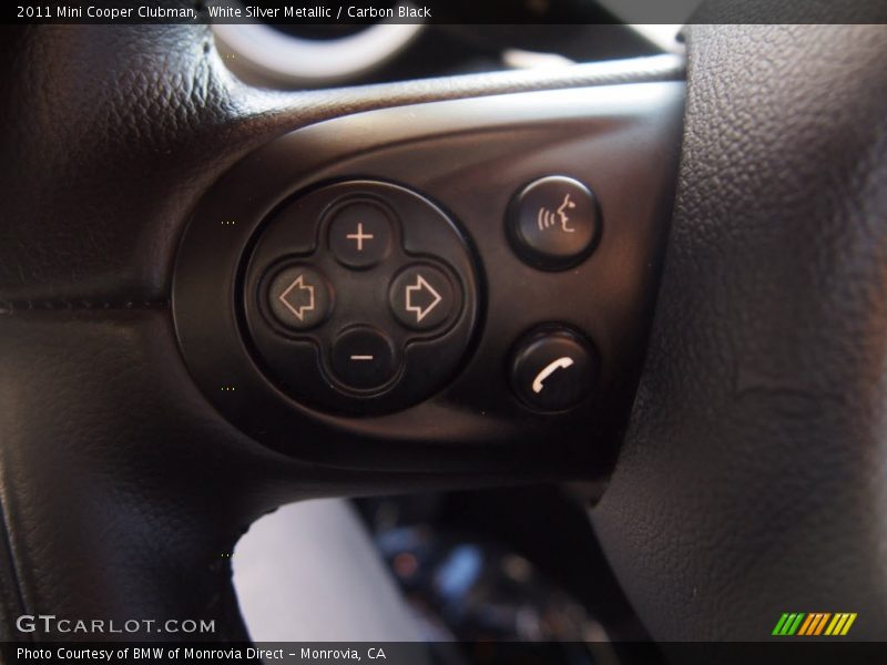 White Silver Metallic / Carbon Black 2011 Mini Cooper Clubman