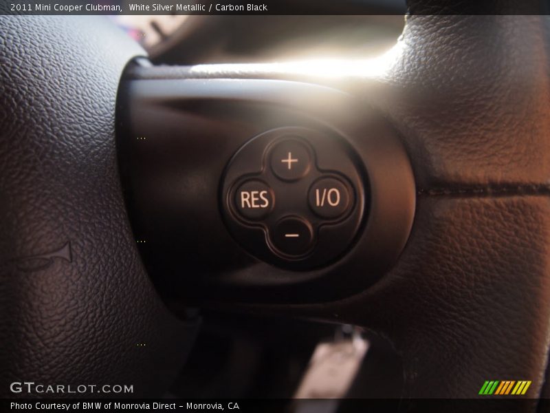 White Silver Metallic / Carbon Black 2011 Mini Cooper Clubman