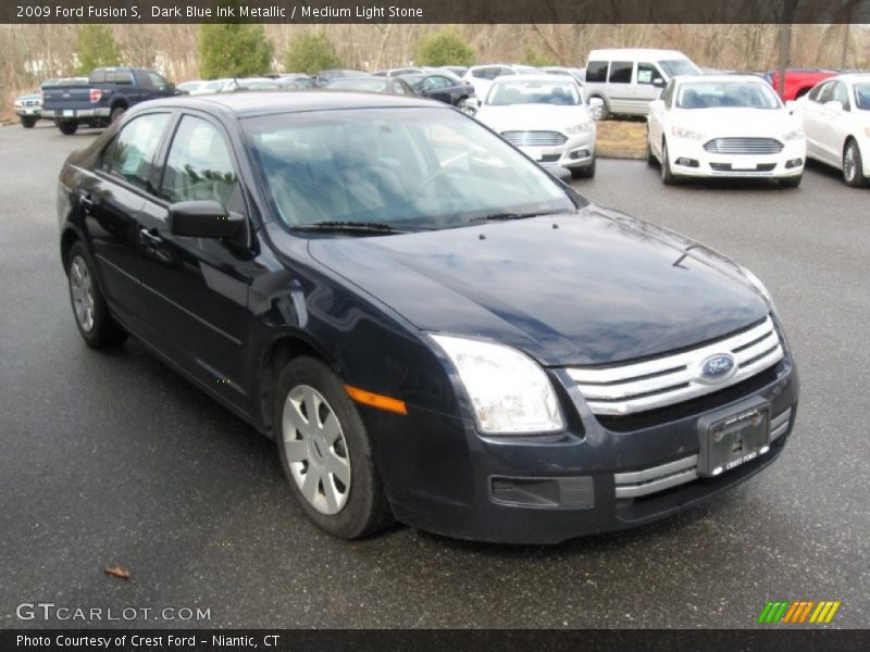 Dark Blue Ink Metallic / Medium Light Stone 2009 Ford Fusion S