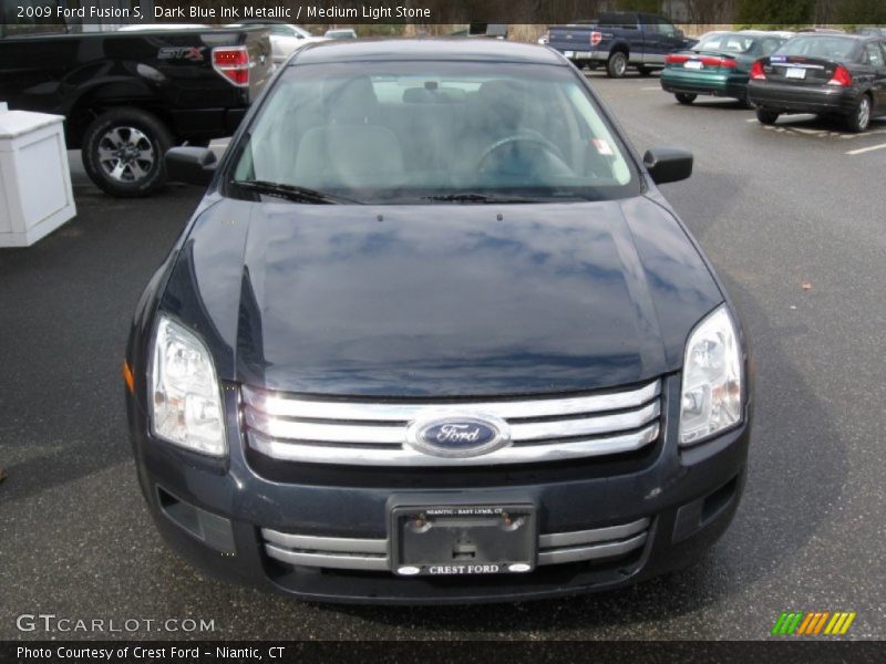 Dark Blue Ink Metallic / Medium Light Stone 2009 Ford Fusion S