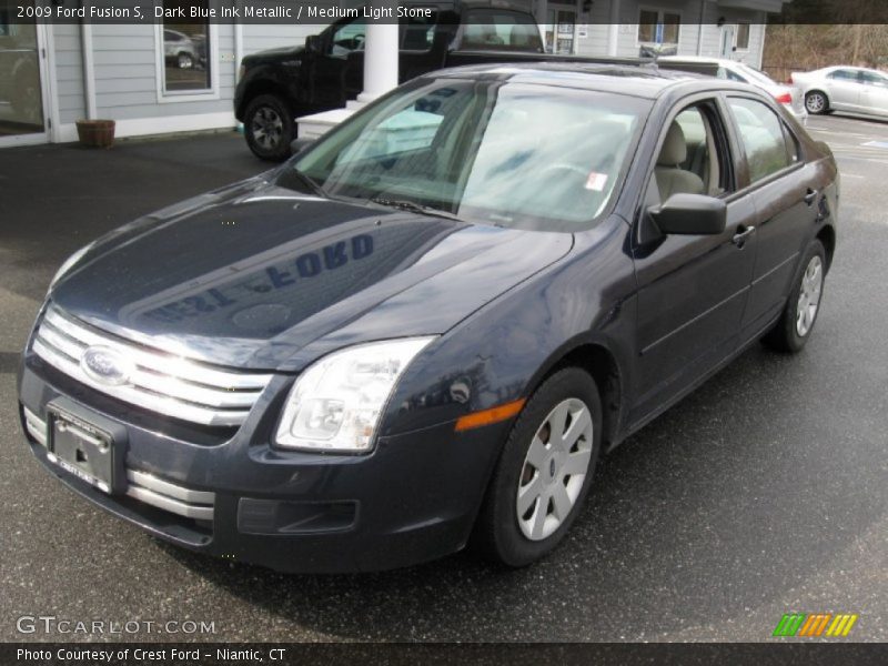 Dark Blue Ink Metallic / Medium Light Stone 2009 Ford Fusion S
