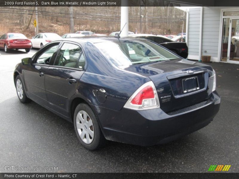 Dark Blue Ink Metallic / Medium Light Stone 2009 Ford Fusion S