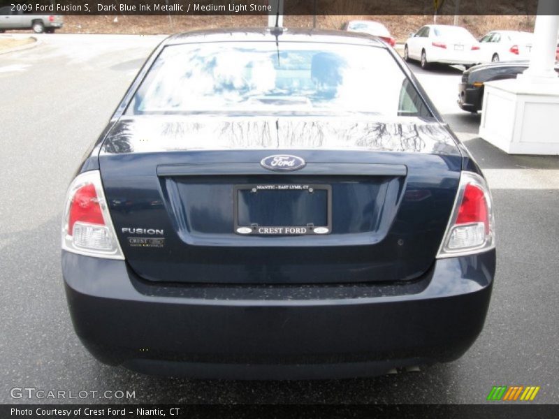 Dark Blue Ink Metallic / Medium Light Stone 2009 Ford Fusion S