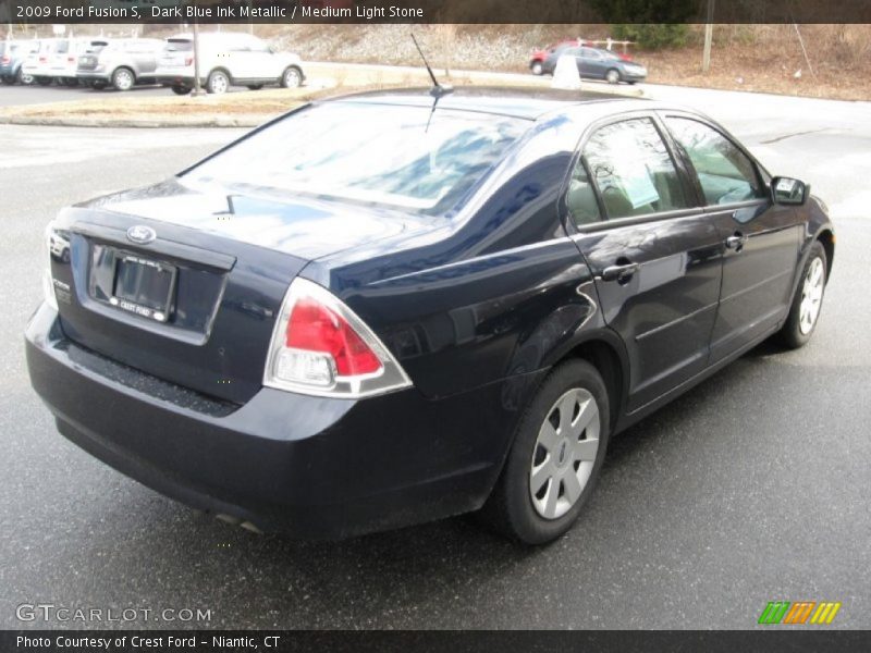 Dark Blue Ink Metallic / Medium Light Stone 2009 Ford Fusion S