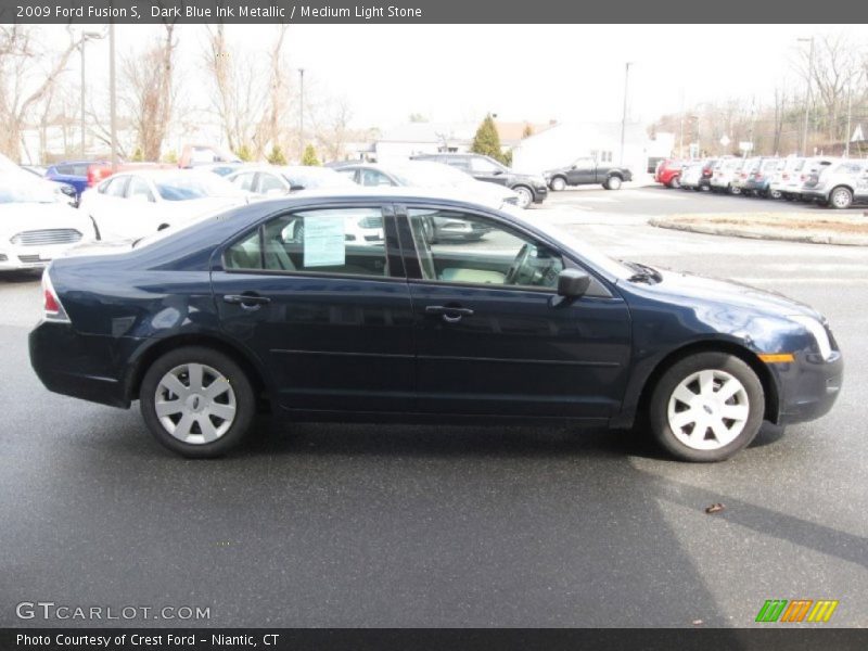 Dark Blue Ink Metallic / Medium Light Stone 2009 Ford Fusion S
