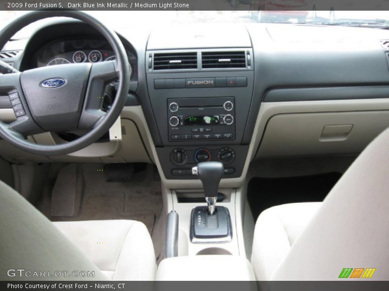 Dark Blue Ink Metallic / Medium Light Stone 2009 Ford Fusion S