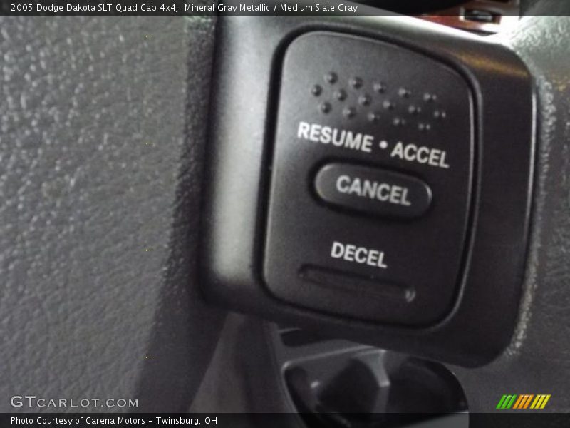 Mineral Gray Metallic / Medium Slate Gray 2005 Dodge Dakota SLT Quad Cab 4x4