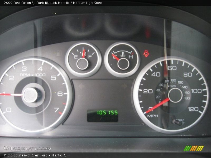 Dark Blue Ink Metallic / Medium Light Stone 2009 Ford Fusion S