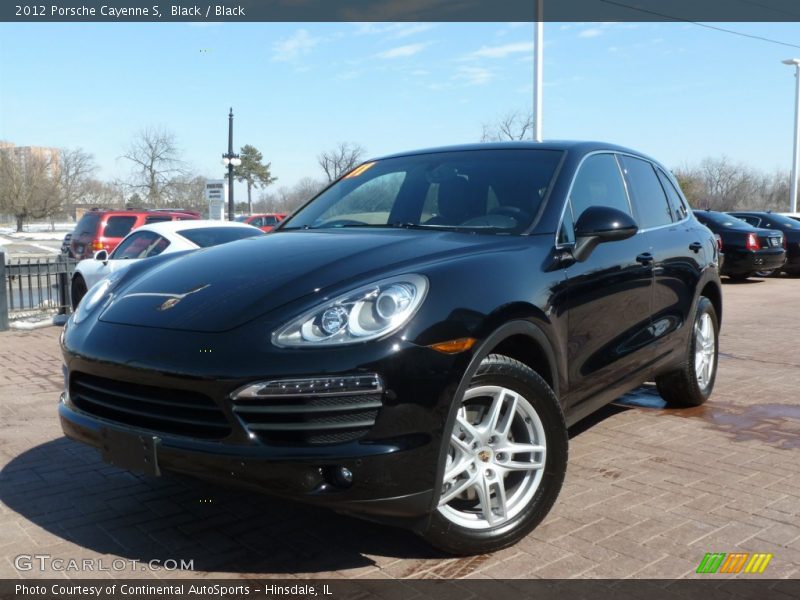 Black / Black 2012 Porsche Cayenne S