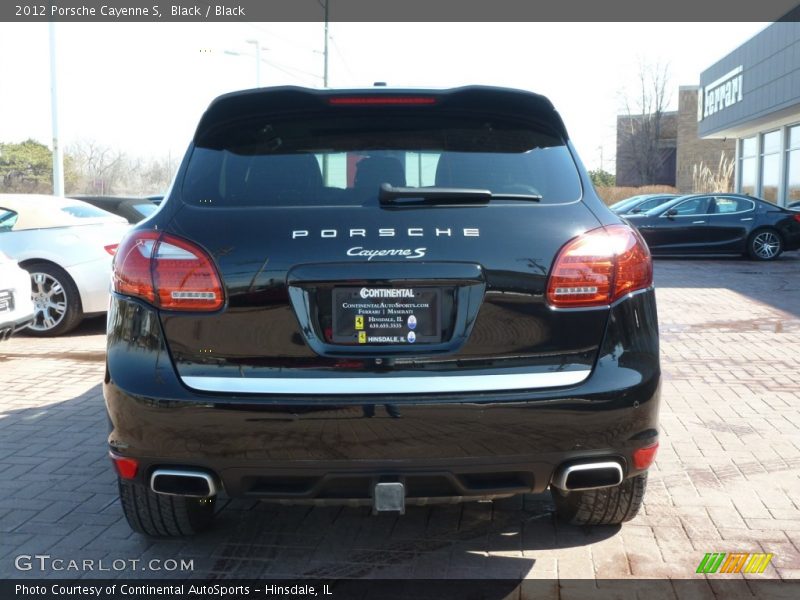 Black / Black 2012 Porsche Cayenne S