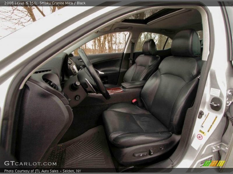 Smoky Granite Mica / Black 2008 Lexus IS 350