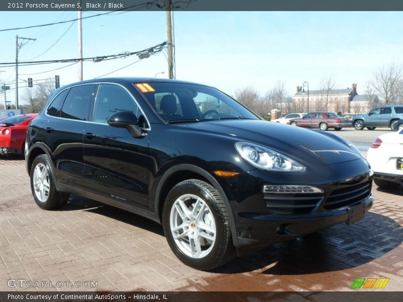 Black / Black 2012 Porsche Cayenne S