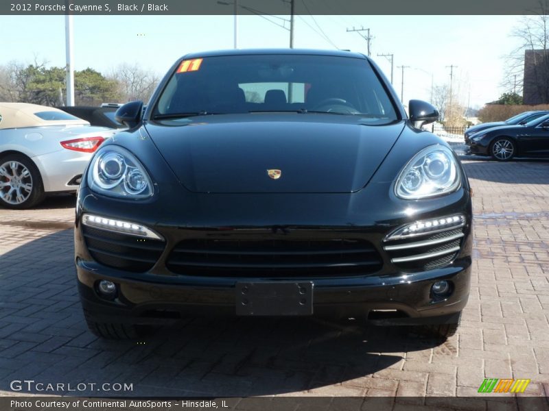 Black / Black 2012 Porsche Cayenne S