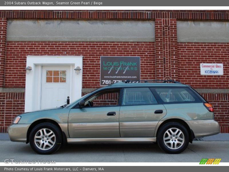 Seamist Green Pearl / Beige 2004 Subaru Outback Wagon