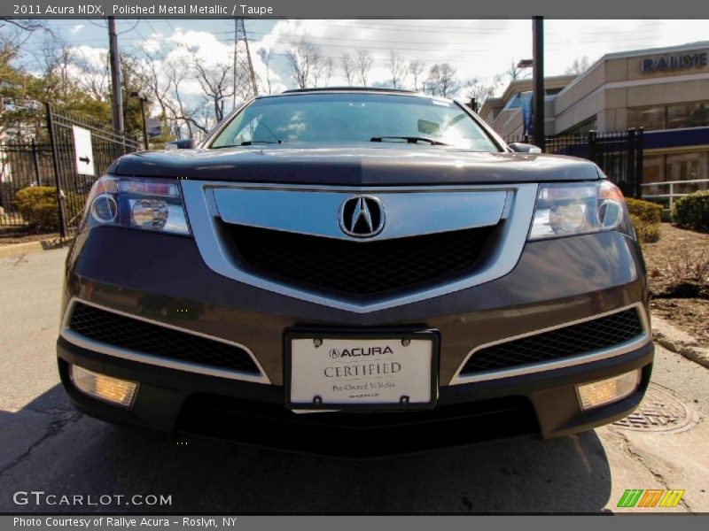 Polished Metal Metallic / Taupe 2011 Acura MDX