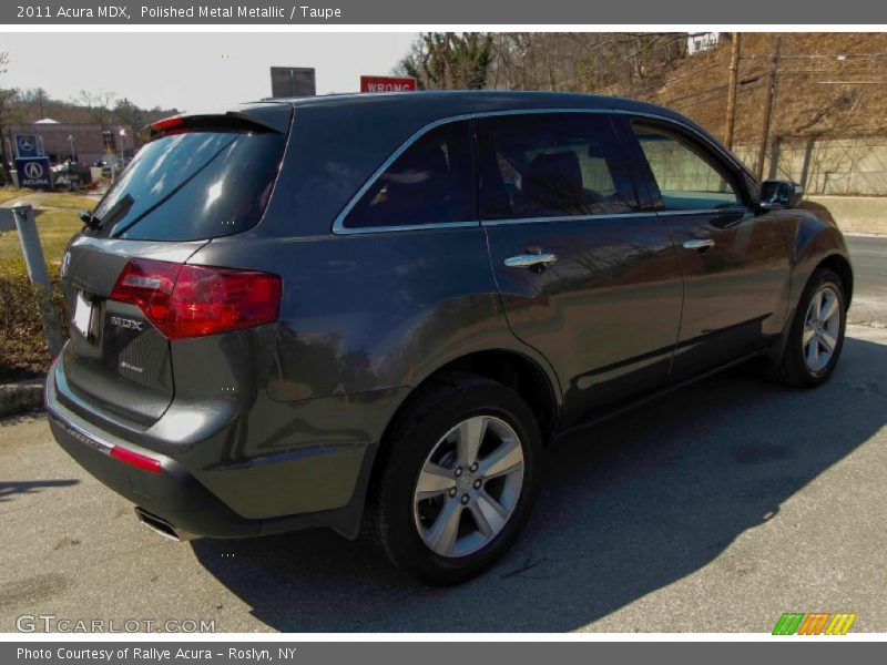 Polished Metal Metallic / Taupe 2011 Acura MDX