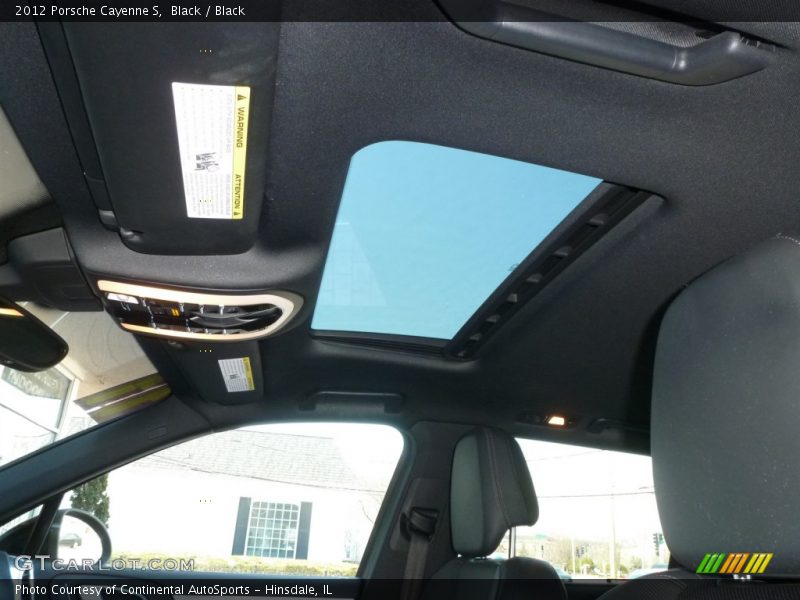 Black / Black 2012 Porsche Cayenne S