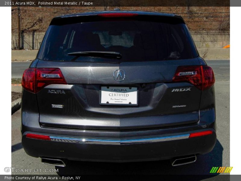 Polished Metal Metallic / Taupe 2011 Acura MDX
