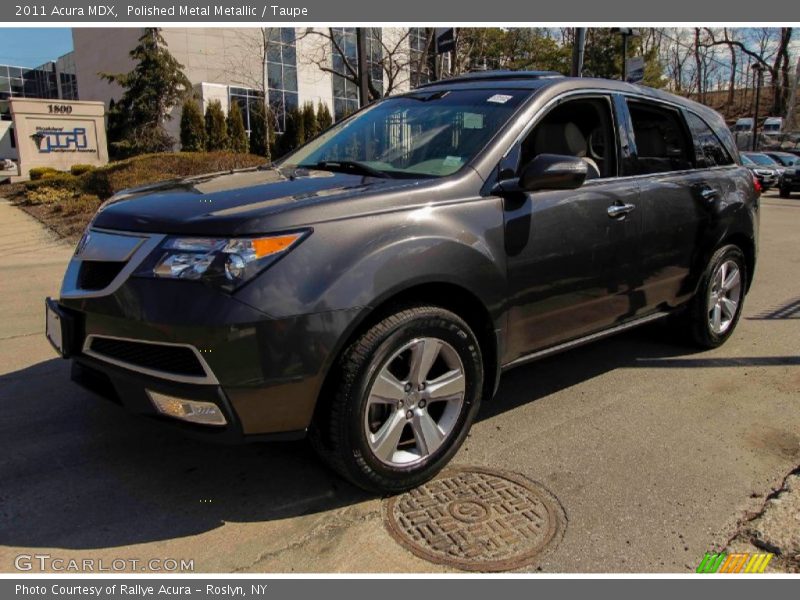 Polished Metal Metallic / Taupe 2011 Acura MDX