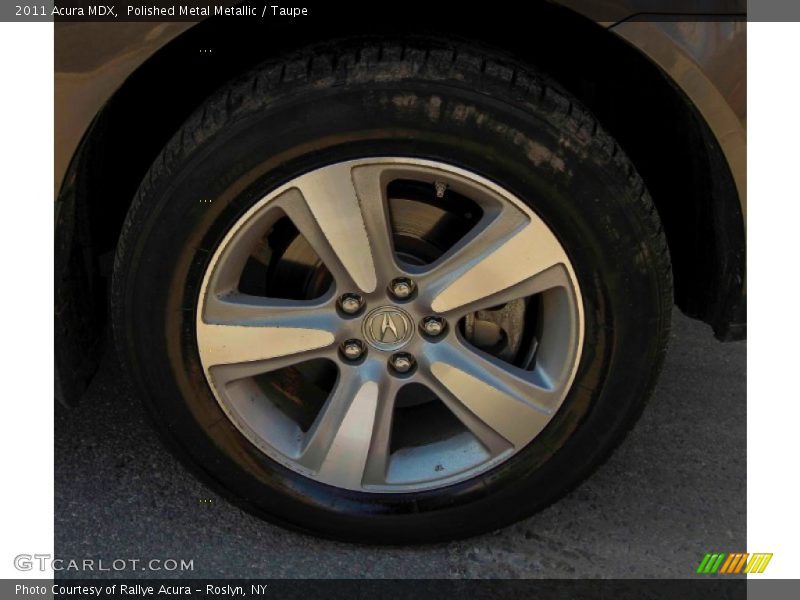 Polished Metal Metallic / Taupe 2011 Acura MDX