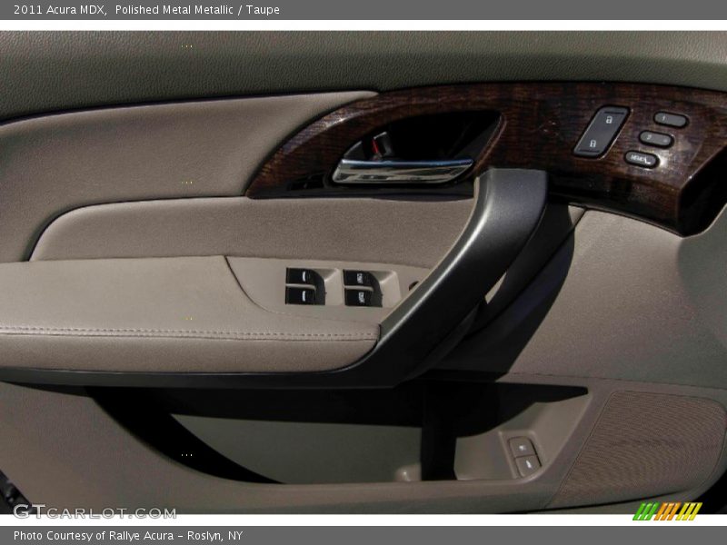 Polished Metal Metallic / Taupe 2011 Acura MDX