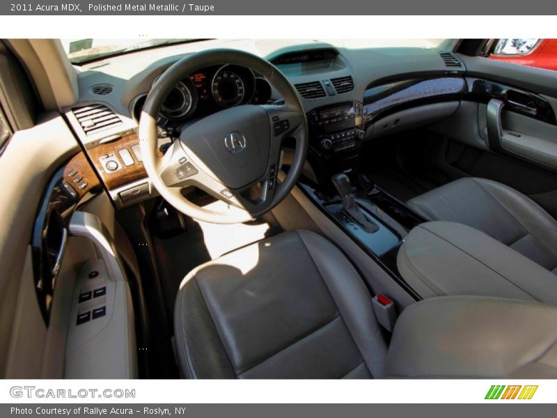 Polished Metal Metallic / Taupe 2011 Acura MDX
