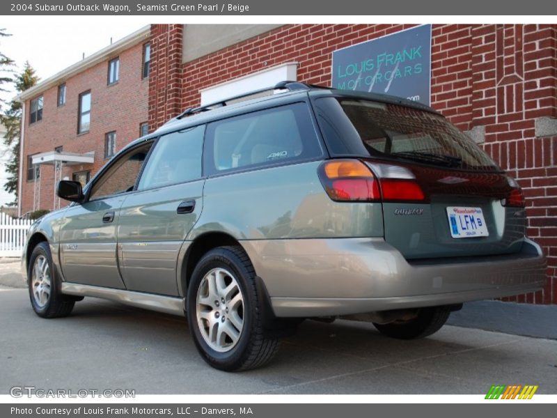 Seamist Green Pearl / Beige 2004 Subaru Outback Wagon