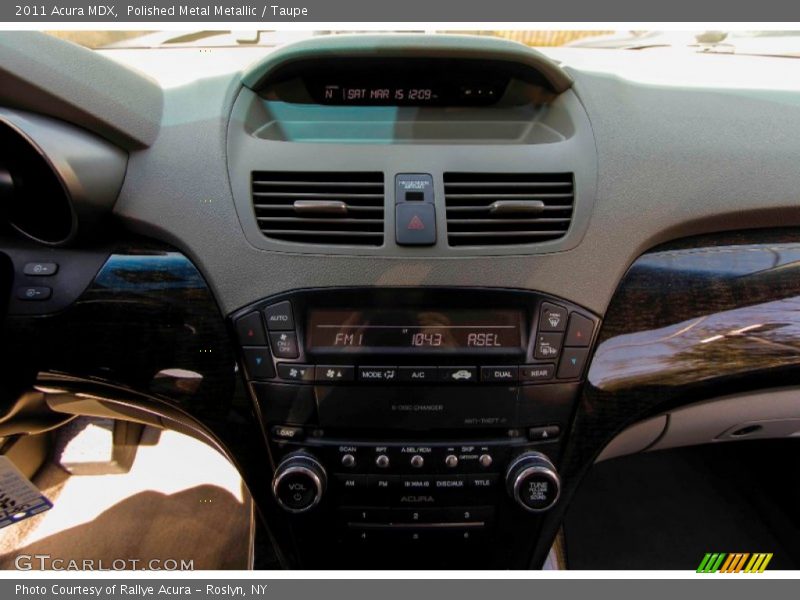 Polished Metal Metallic / Taupe 2011 Acura MDX