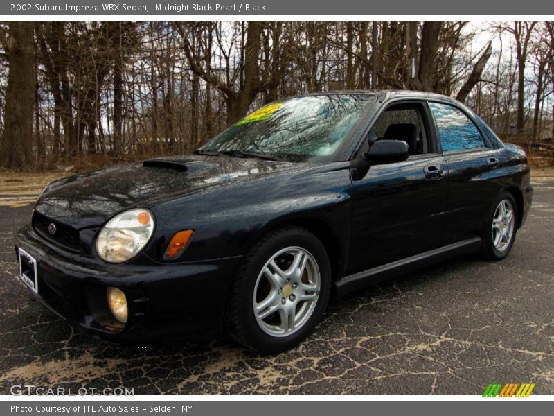 Midnight Black Pearl / Black 2002 Subaru Impreza WRX Sedan