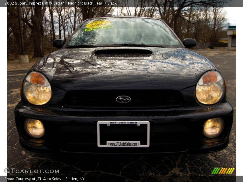 Midnight Black Pearl / Black 2002 Subaru Impreza WRX Sedan