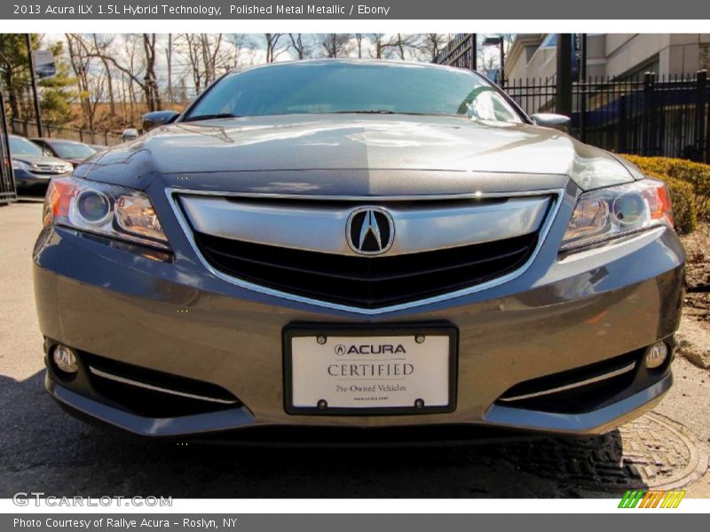 Polished Metal Metallic / Ebony 2013 Acura ILX 1.5L Hybrid Technology