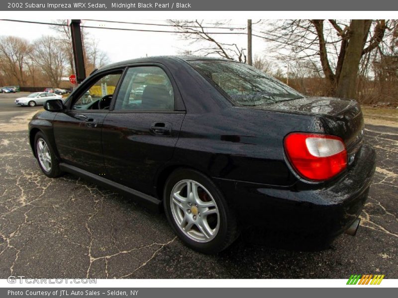 Midnight Black Pearl / Black 2002 Subaru Impreza WRX Sedan