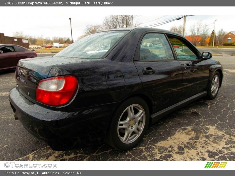Midnight Black Pearl / Black 2002 Subaru Impreza WRX Sedan
