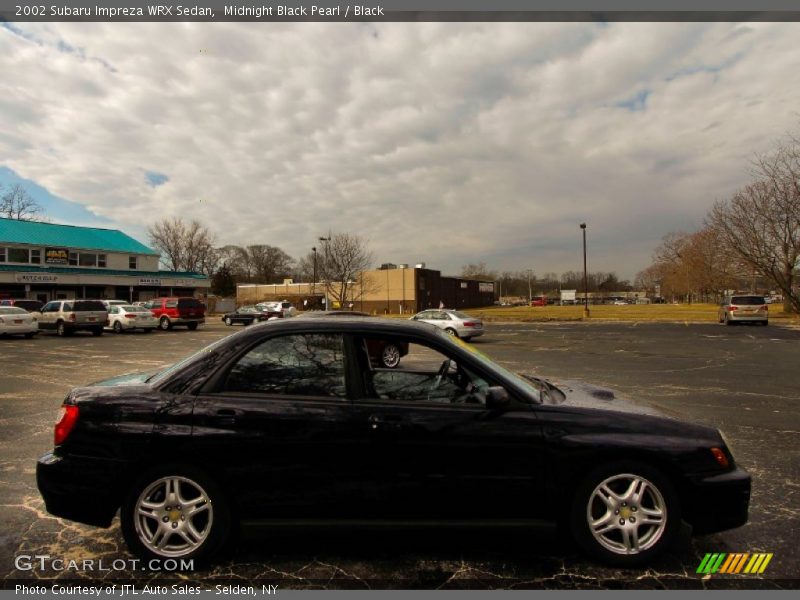 Midnight Black Pearl / Black 2002 Subaru Impreza WRX Sedan