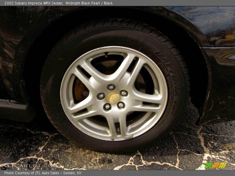 Midnight Black Pearl / Black 2002 Subaru Impreza WRX Sedan