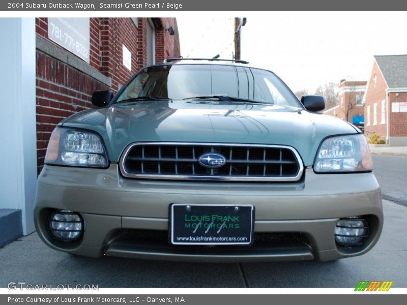 Seamist Green Pearl / Beige 2004 Subaru Outback Wagon