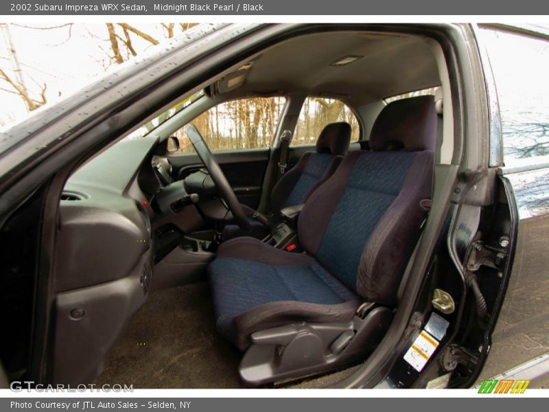 Midnight Black Pearl / Black 2002 Subaru Impreza WRX Sedan