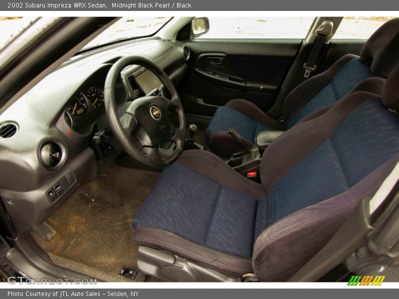Midnight Black Pearl / Black 2002 Subaru Impreza WRX Sedan