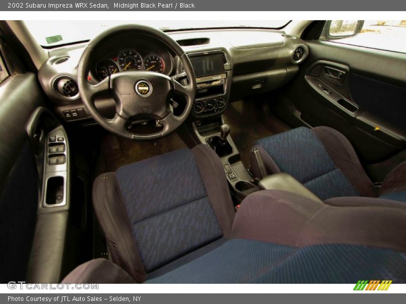 Midnight Black Pearl / Black 2002 Subaru Impreza WRX Sedan