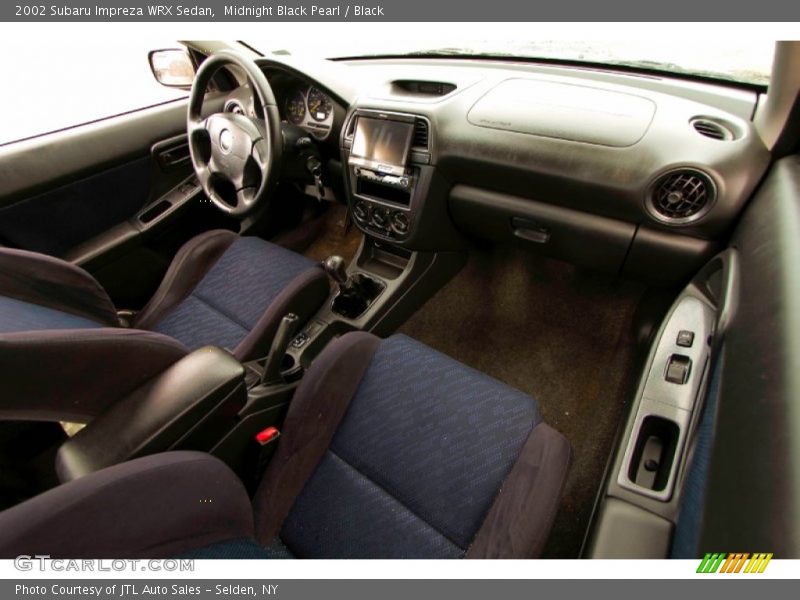 Midnight Black Pearl / Black 2002 Subaru Impreza WRX Sedan