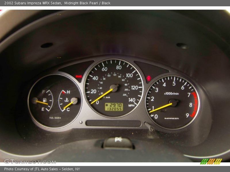 Midnight Black Pearl / Black 2002 Subaru Impreza WRX Sedan