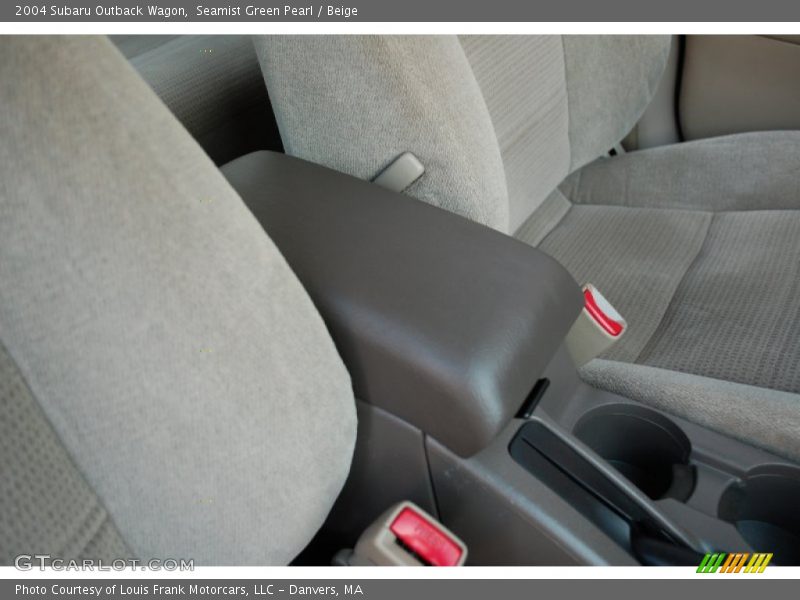 Seamist Green Pearl / Beige 2004 Subaru Outback Wagon
