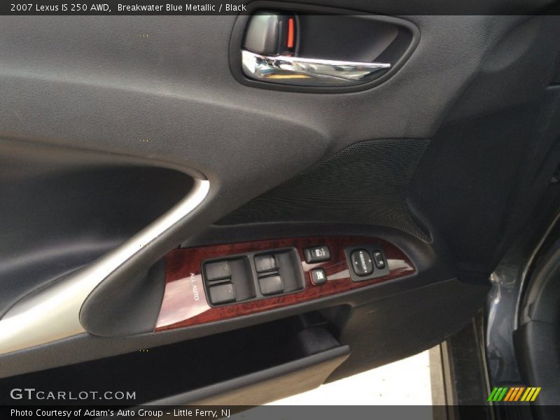 Breakwater Blue Metallic / Black 2007 Lexus IS 250 AWD