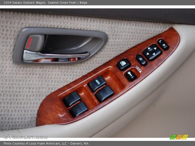 Seamist Green Pearl / Beige 2004 Subaru Outback Wagon