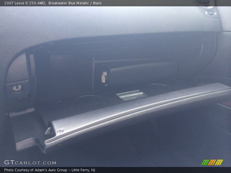 Breakwater Blue Metallic / Black 2007 Lexus IS 250 AWD