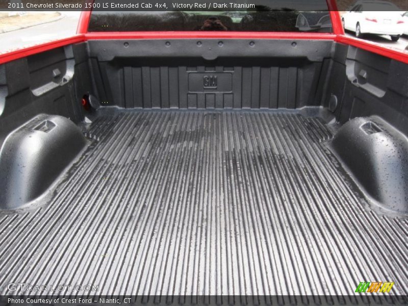 Victory Red / Dark Titanium 2011 Chevrolet Silverado 1500 LS Extended Cab 4x4