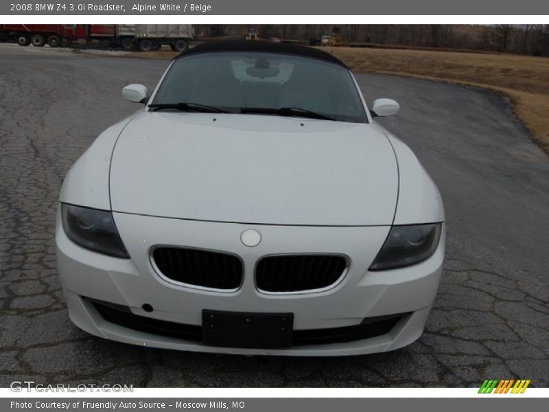 Alpine White / Beige 2008 BMW Z4 3.0i Roadster