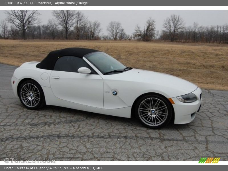  2008 Z4 3.0i Roadster Alpine White