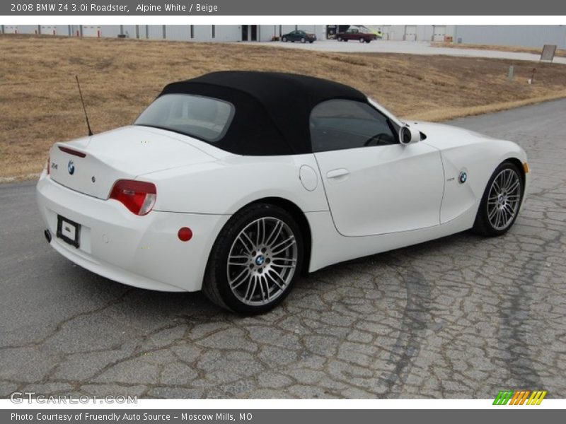 Alpine White / Beige 2008 BMW Z4 3.0i Roadster