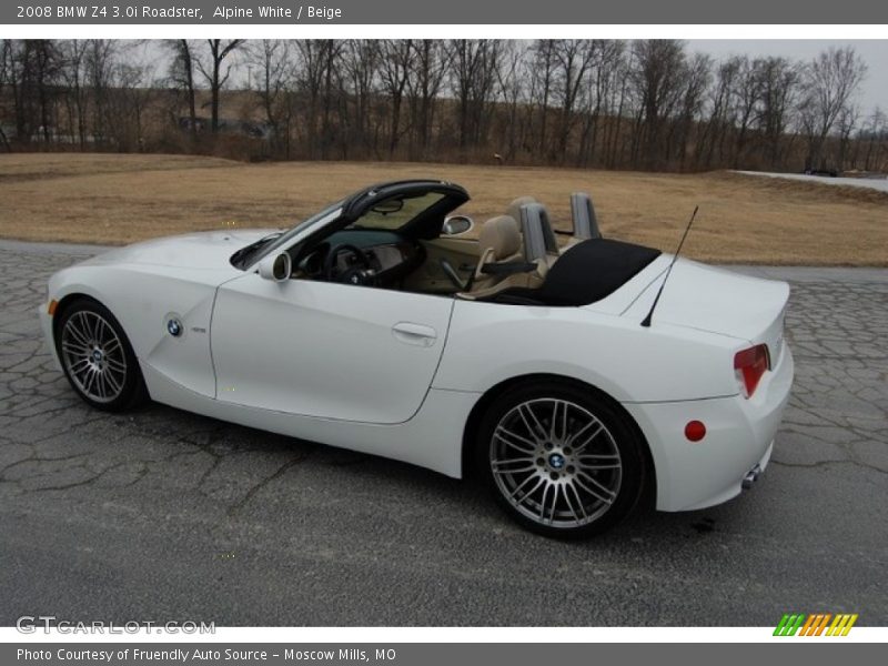 Alpine White / Beige 2008 BMW Z4 3.0i Roadster